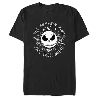 Walmart Men's The Nightmare Before Christmas The Pumpkin King Face Graphic Tee Black 2X Large offer