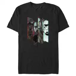 Walmart Men's Star Wars: Andor Heroes and Villains Glitched Graphic Tee Black Large offer