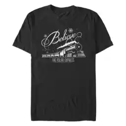 Walmart Men's Polar Express Believe Train Graphic T-Shirt offer