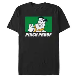 Walmart Men's The Flintstones Fred Pinch Proof Graphic Tee Black 2X Large offer