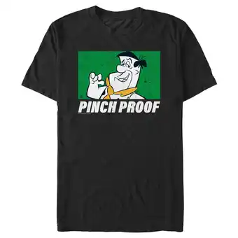 Walmart Men's The Flintstones Fred Pinch Proof Graphic Tee Black 2X Large offer