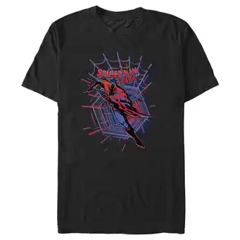 Walmart Men's Spider-Man: Across the Spider-Verse 2099 Spider-Man Logo Graphic Tee Black Small offer