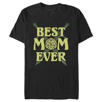 Walmart Men's Dungeons & Dragons Best Mom Ever Graphic Tee Black Medium offer