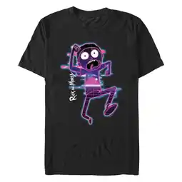 Walmart Men's Rick and Morty Galaxy Glitch Graphic T-Shirt offer