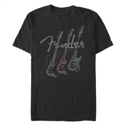 Walmart Men's Fender Triple Fret Logo Graphic Tee Black Small offer