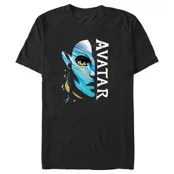 Walmart Men's Avatar: The Way of Water Neytiri Half Face Logo Graphic Tee Black 3X Large offer