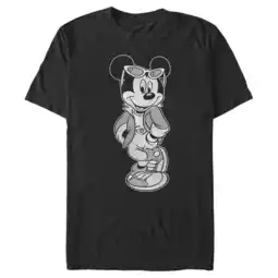 Walmart Men's Mickey & Friends Cool Guy Graphic Tee Black X Large offer