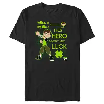 Walmart Men's Ben 10 Doesn't Need Luck Graphic Tee Black X Large offer