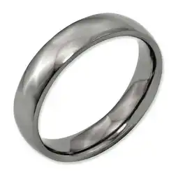 Walmart Primal Steel Titanium 5mm Half Round Band offer