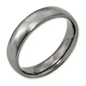 Walmart Primal Steel Titanium 5mm Half Round Band offer