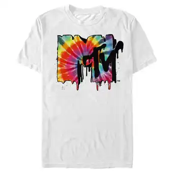 Walmart Men's MTV Melting Logo Graphic Tee White 2X Large offer