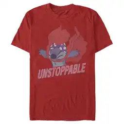 Walmart Men's Lilo & Stitch Unstoppable Stitch Graphic Tee Red X Large offer