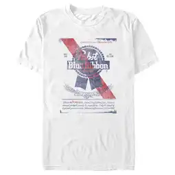 Walmart Men's Pabst Classic Label Graphic Tee White 3X Large offer