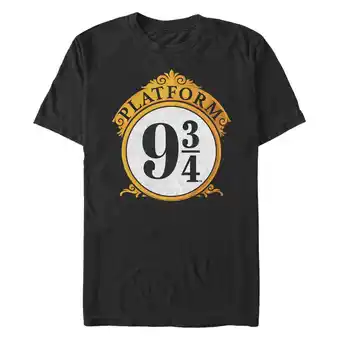 Walmart Men's Harry Potter Platform 9 3/4 Graphic T-Shirt offer