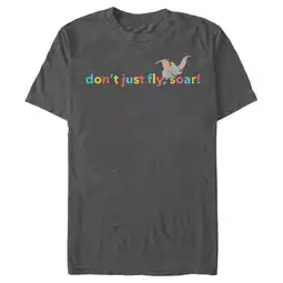 Walmart Men's Dumbo Don't Just Fly, Soar Graphic Tee Charcoal Heather 2X Large offer