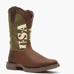 Walmart Durango Army Green USA Print Western Boot offer