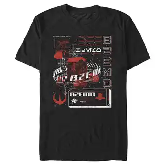 Walmart Men's Star Wars: Andor B2EMO Droid Blueprints Graphic Tee Black Medium offer