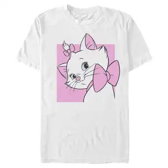 Walmart Men's Aristocats Marie Square Portrait Graphic Tee White Small offer