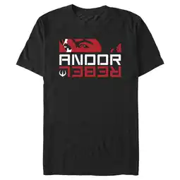 Walmart Men's Star Wars: Andor Eye Shot Cassian Andor Rebel Graphic Tee Black 2X Large offer