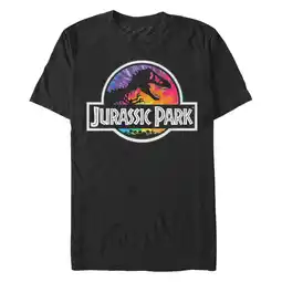 Walmart Men's Jurassic Park Tie Dye Logo Graphic T-Shirt offer