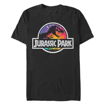 Walmart Men's Jurassic Park Tie Dye Logo Graphic T-Shirt offer