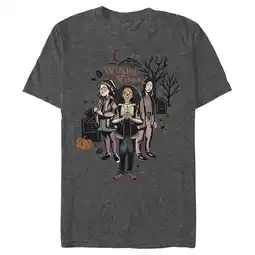 Walmart Men's Hocus Pocus 2 Witchy Vibes Portrait Graphic Tee Charcoal Heather Small offer