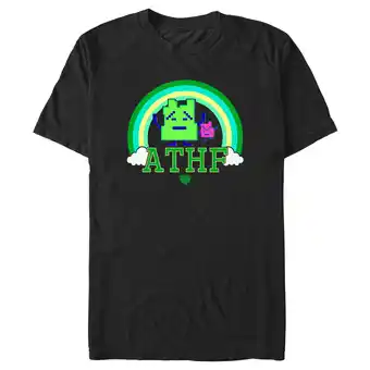 Walmart Men's Aqua Teen Hunger Force St. Patrick’s Day Ignignokt and Err Graphic Tee Black Medium offer