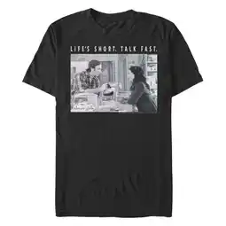Walmart Men's Gilmore Girls Lorelai and Luke Life's Short Graphic T-Shirt offer