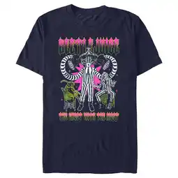 Walmart Men's Beetlejuice The Ghost With the Most Psychedelic Graphic T-Shirt offer