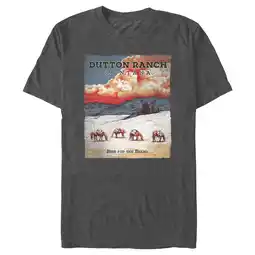 Walmart Men's Yellowstone Dutton Ranch Montana Poster Graphic T-Shirt offer