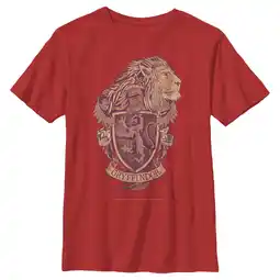 Walmart Boy's Harry Potter Gryffindor Coat of Arms Graphic Tee Red Small offer