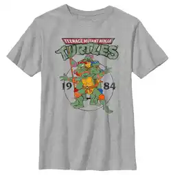 Walmart Boy's Teenage Mutant Ninja Turtles 1984 Heroes Graphic Tee Athletic Heather Medium offer