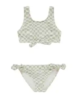 Walmart Rylee & Cru girls Rylee + Cru Collective Knotted Bikini, 10-12Y offer
