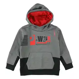 Walmart Reebok Boys Power Popover Hoodie Sweatshirt, Grey, Little Kids (4-7), 4 offer
