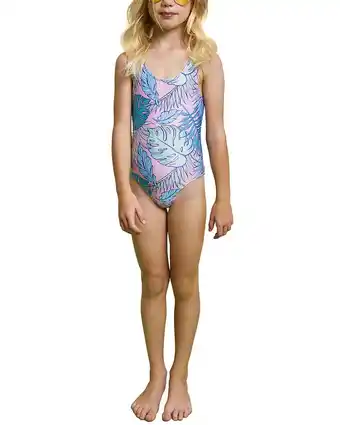 Walmart Boardies girls Palmtopia Classic Swimsuit, 2 offer