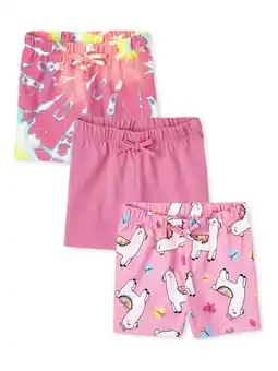 Walmart The Children's Place Baby Girls & Toddler Girls Shorts, 3-Pack (12M-5T) offer