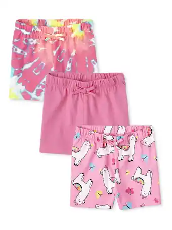Walmart The Children's Place Baby Girls & Toddler Girls Shorts, 3-Pack (12M-5T) offer