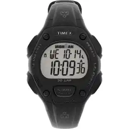 Walmart TIMEX Unisex IRONMAN Classic 30 Black 34mm Sport Watch, Resin Strap offer