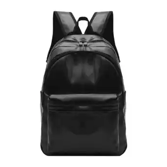 Walmart Milageto men's fashion leather backpack - trendy casual travel bag for school or work offer
