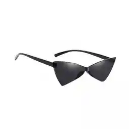 Walmart Segolike 2xCat Eye Sunglasses Summer Tinted Frameless Glasses UV400 Triangle Sunglasses Gray offer