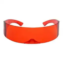 Walmart Abbraccia 4xOne Piece Wrap Mirror Sunglasses Futuristic Glasses Prop Red 4 Pcs offer