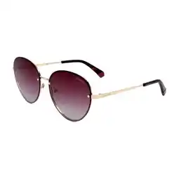 Walmart New Polaroid PLD4090/S Sunglasses Womens PLD 4090/S S9EJR Gold / Purple 58mm offer