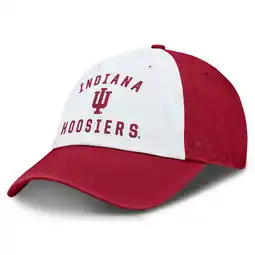 Walmart Men's-Top of the World White Indiana Hoosiers Weston Adjustable Hat offer