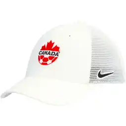 Walmart Men's Nike White Canada Soccer Legacy91 Aerobill Performance Flex Hat offer