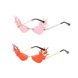 Walmart 2Pcs Punk Glasses Eyewear offer