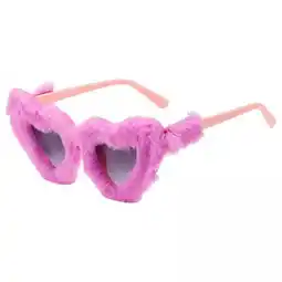 Walmart hengtong 2xSoft Sunglasses Sun Glasses Eyewear for Masquerade Travel Photo Props Pink offer