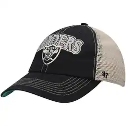 Walmart Men's '47 Black/Natural Las Vegas Raiders Tuscaloosa Clean Up Snapback Hat offer