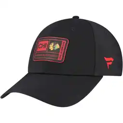 Walmart Men's-Fanatics Black Chicago Blackhawks Training Camp Fitted Hat offer