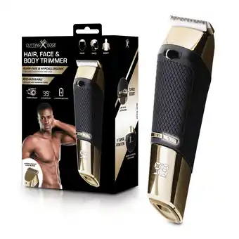 Walmart Cutting Edge Rechargeable LCD Head, Beard and Body Trimmer with Ceramic Blade for Men offer