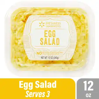 Walmart Freshness Guaranteed Premium Egg Salad, Ready to Serve, 12 oz Small Tub (Refrigerated) offer